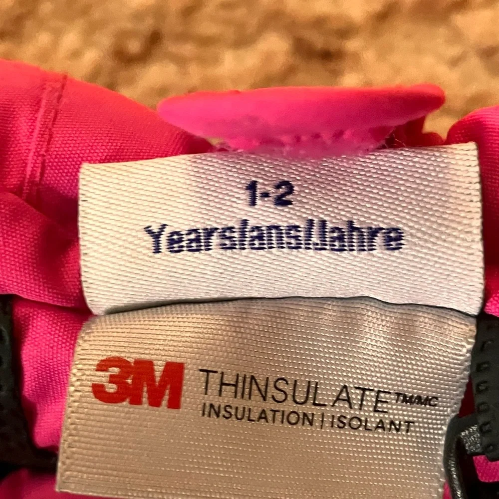 3M Thinsulate Bright Pink Kids Mittens